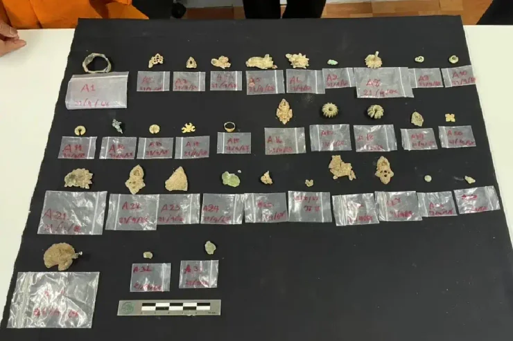 прикраси артефакти скарб знахідка золото