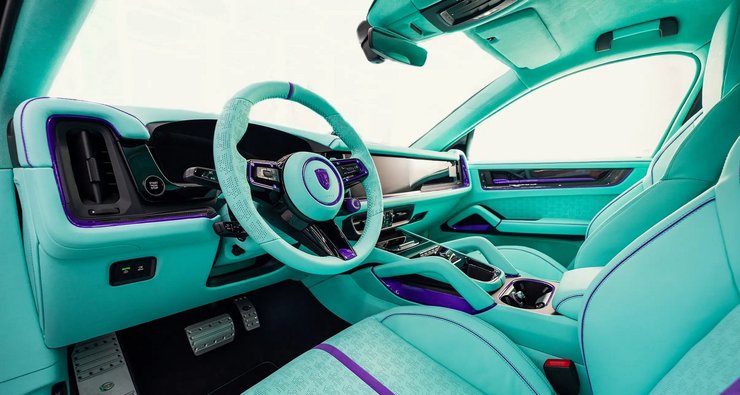 Салон Porsche Cayenne Magnum, Porsche Cayenne, тюнинг Porsche Cayenne, Porsche Cayenne Magnum, TechArt Magnum