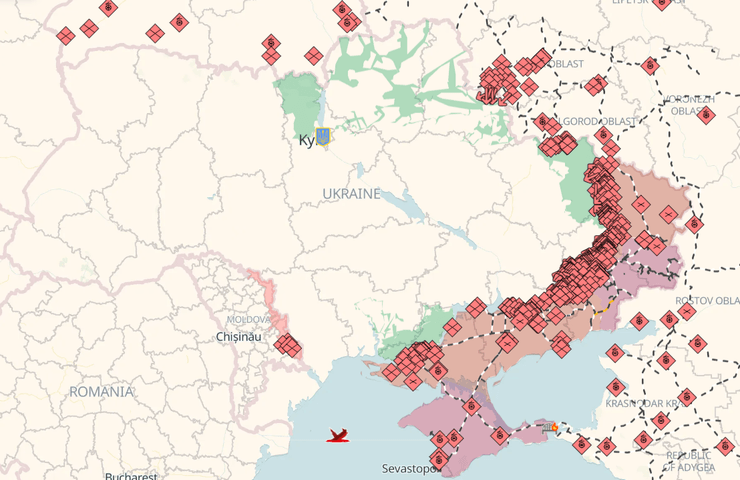Наступ РФ станом на 17 червня