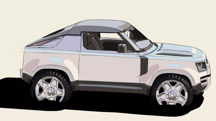 Кабриолет Land Rover, Land Rover Defender, тюнинг Land Rover Defender