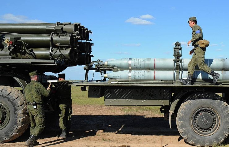 Развертывание РСЗО "Торандо-С"