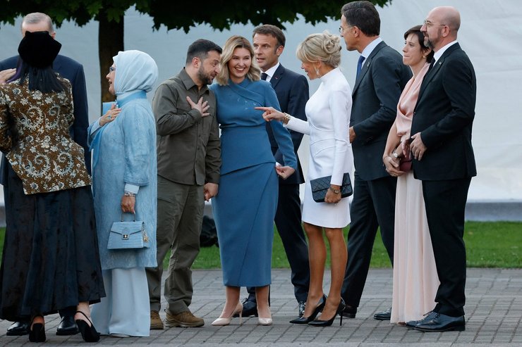 бріжит макрон, Володимир Зеленський