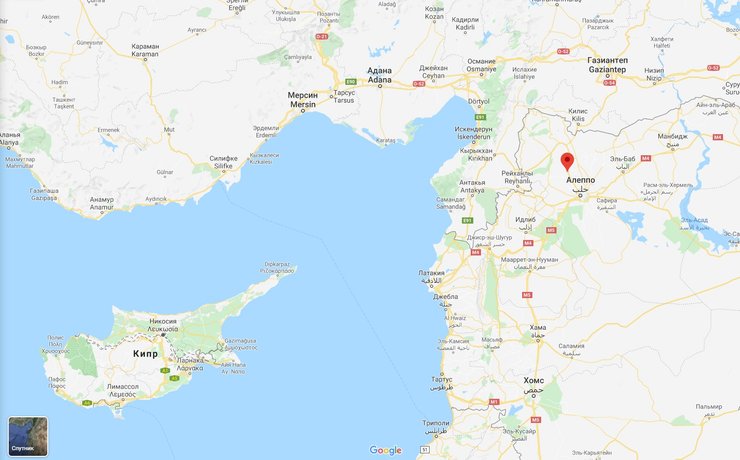 турция, сирия, карта, нубболь, захраа, идлиб, россия