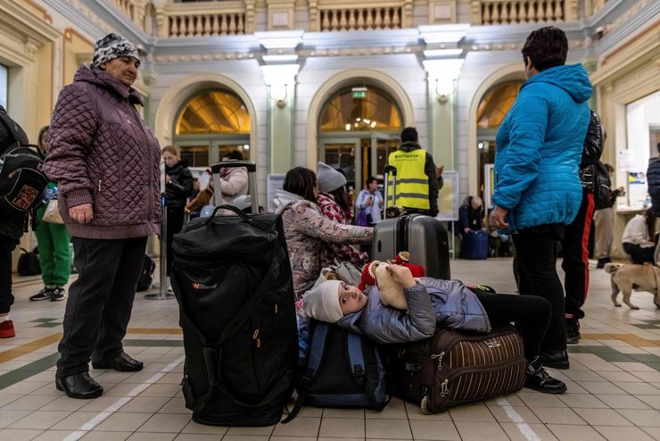 беженцы, переселенцы, война в украине, ес