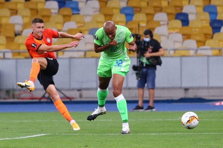 шахтер, вольфсбург, лига европы