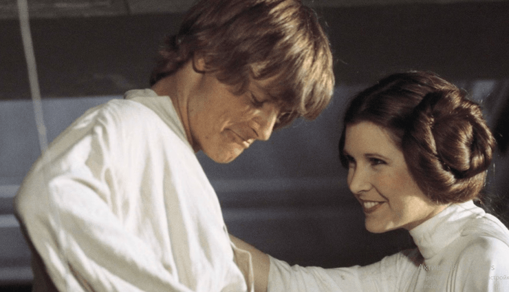 Люк Скайвокер і Лея Органа