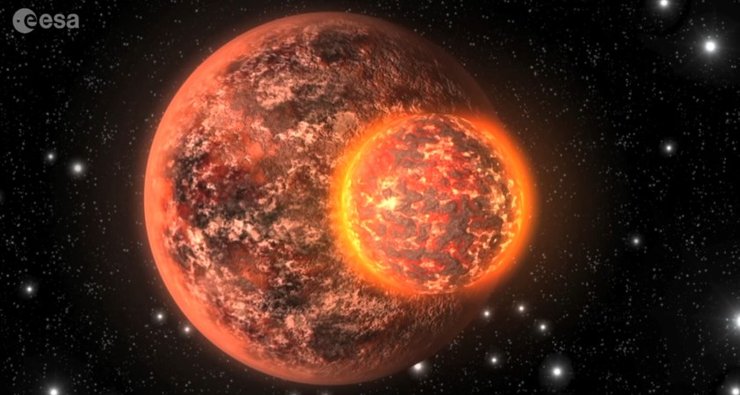 Місяць Земля