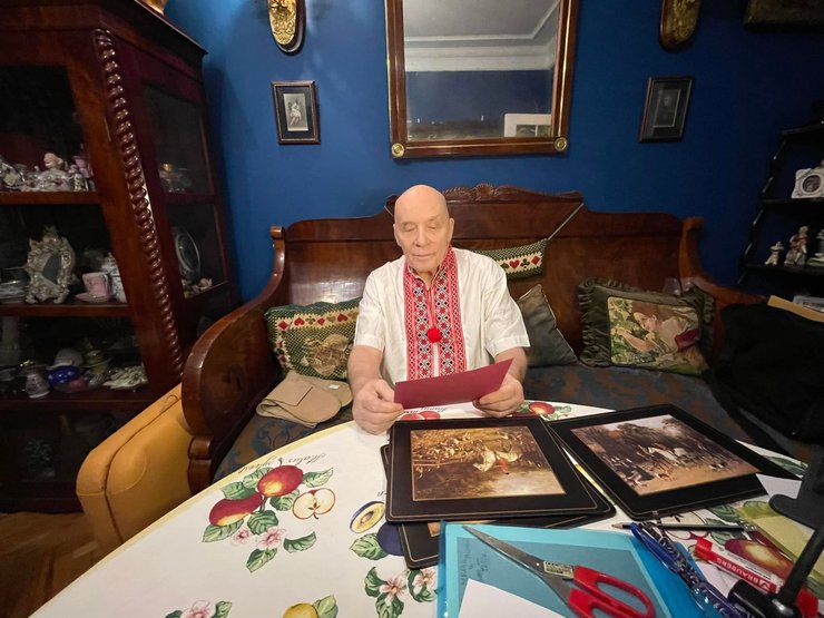 актер александр филиппенко, вышиванка, киев