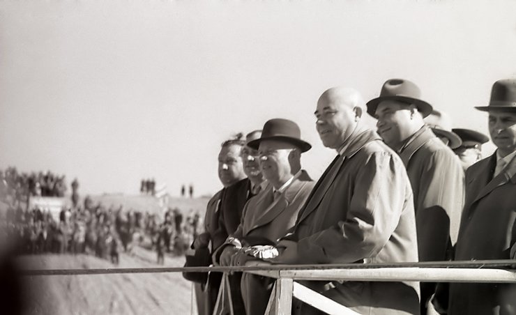 Петро Шелест, Микита Хрущов, вожді ссср, історія ссср, ретро фото