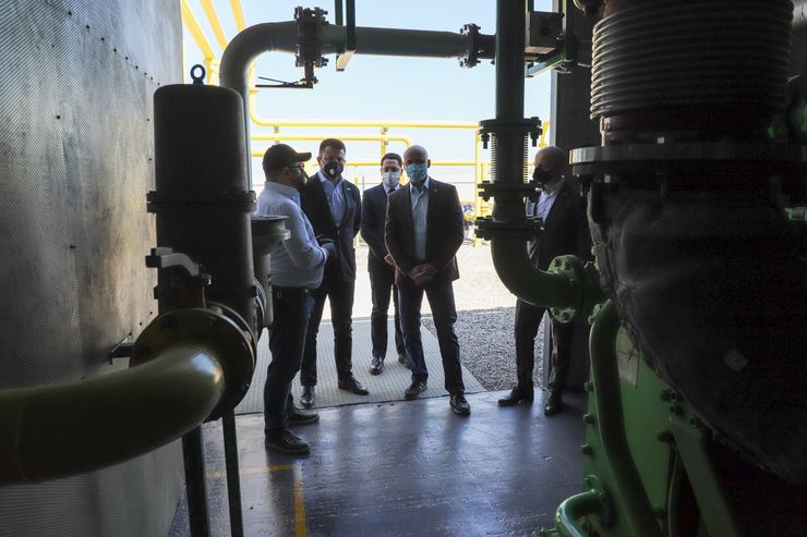 Презентация станции дегазации на полигоне "Дальницкие карьеры" мэру г. Одесса