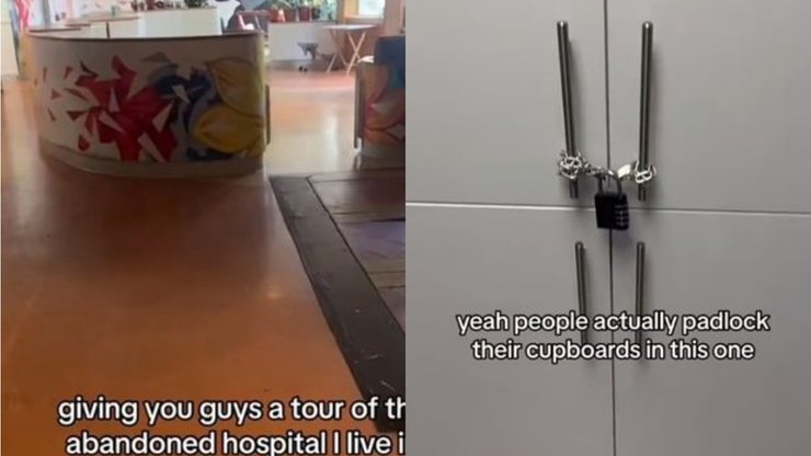 Жінка живе в покинутій лікарні, покинута лікарня, дешеве житло, соцмережі, TikTok, Аїша Барратт, британка