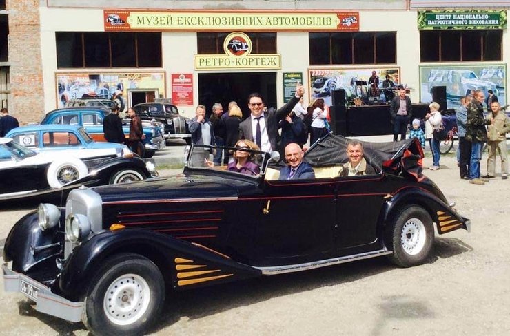 коллекция авто, ретро-авто, авто Гитлера, авто Брежнева, Mercedes-Benz 540, Jaguar XJ