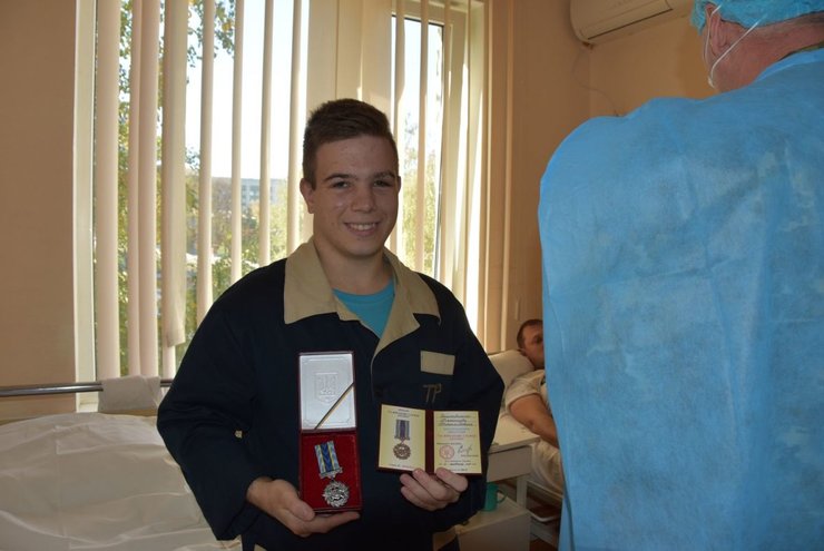 Вячеслава Золочевского наградили медалью За воинскую службу Украине