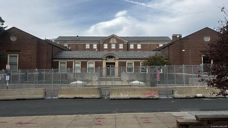 Выборы в США, 5 ноября, Вашингтон, университет, Гаррис