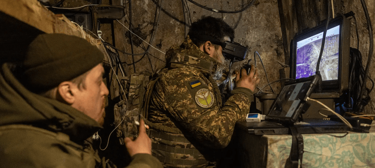 бункер, операторы дронов, БПЛА, управление дронами