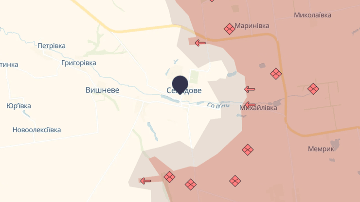 ЗС РФ хочуть відрізати Селидове від Покровська