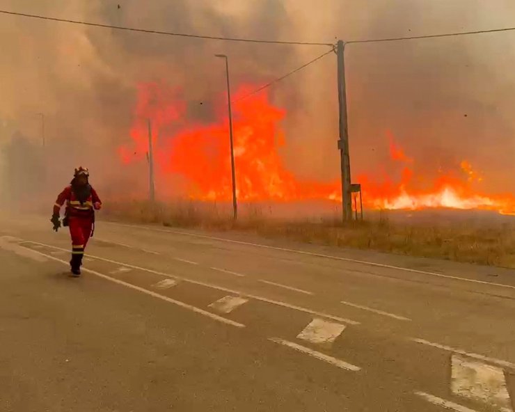 пожары в Испании