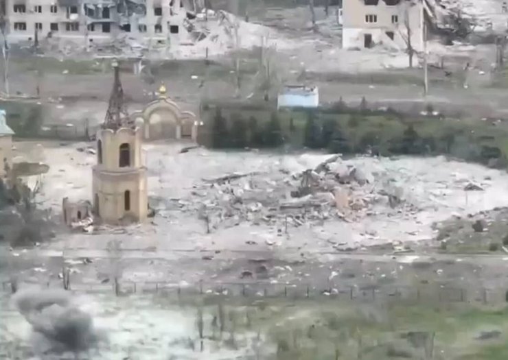 Свято-Благовещенский храм, Свято-Благовещенский храм в Бахмуте