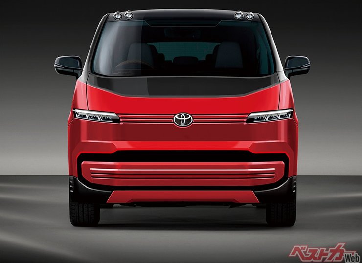 Toyota Previa 2027, новая Toyota Previa, минивэн Toyota