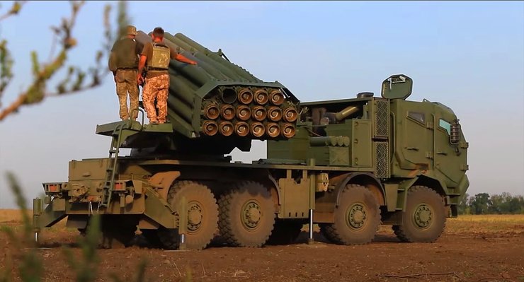 РСЗВ "Буревій", установка "Буревій"