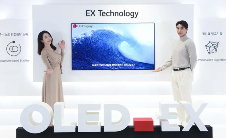 LG, OLED EX, дисплей