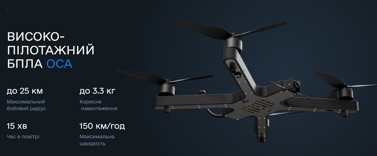 Які характеристики дрону "Оса", який могли застосувати для ударів по авіабазах РФ 1 червня