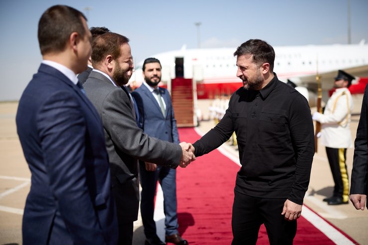 Зеленський вітається у Сирії
