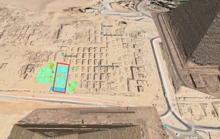 примида Хеопса, Западное кладбище