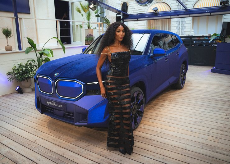 BMW XM Наоми Кэмпбелл, BMW XM, Наоми Кэмпбелл, Каннский кинофестиваль, новый BMW XM