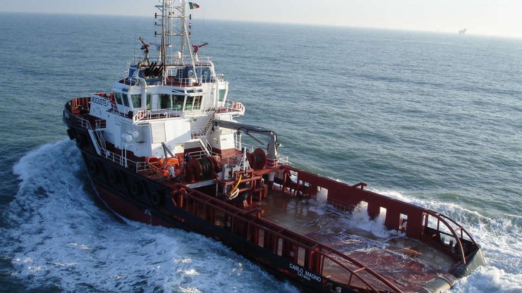 буксир Carlo Magno, суэцкий канал, блокировка, Ever Given, фото