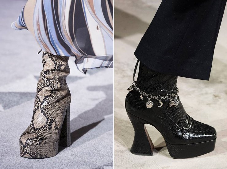 ботинки, платформа