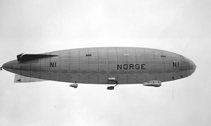 Дирижабль, северный полюс, путешествие