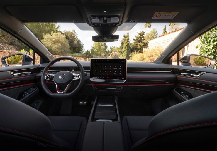 Салон Volkswagen ID.7, Volkswagen ID.7 GTX, новий Volkswagen ID.7, електромобіль Volkswagen