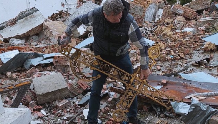 юрій савчук, музей другої світової війни, Ізюм Визволений, український документальний фільм, документальне кіно, прем'єра фільму, Ізюм, визволення Ізюма, битва за Ізюм, режисер Дмитро Чорний