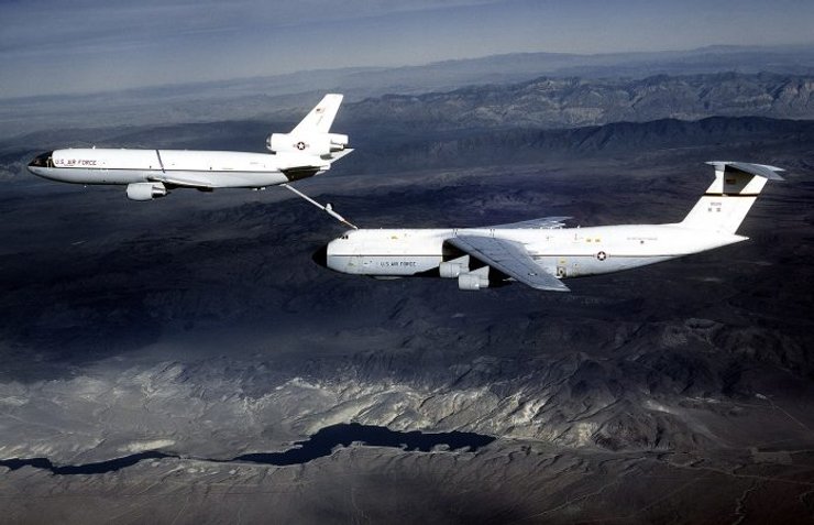 KC-10 Extender, дозаправка літака, ВПС США, Каліфорнія