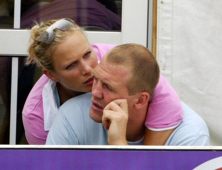 Зара и Майк Тиндалл в начале отношений