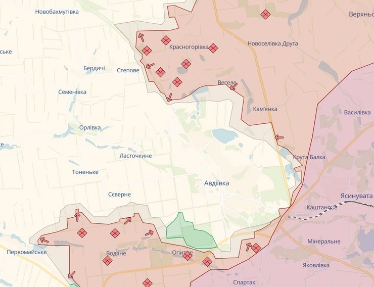Авдіївський напрямок 12 листопада 2023 року