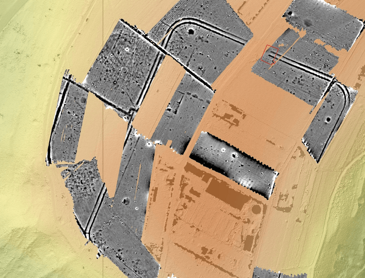 исследования, военный лагерь, раскопки, находка, археология