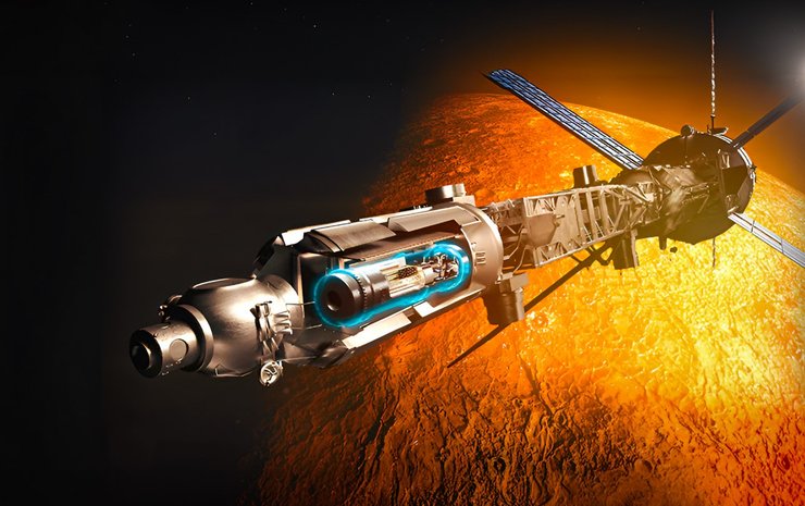 космический корабль ядерный реактор