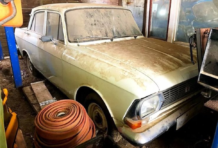 коллекция авто, ретро-авто, заброшенные авто, Москвич 412