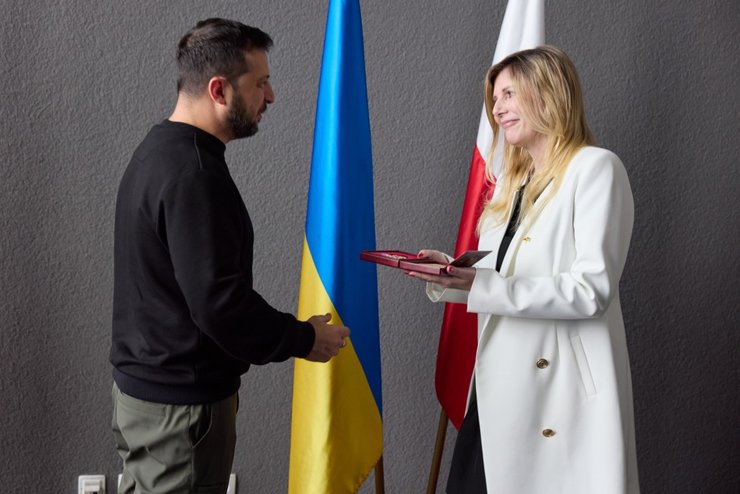 Владимир Зеленский наградил Бьянку Залевскую