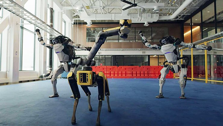 Роботы, Atlas, Handle, Spot 2 - видео