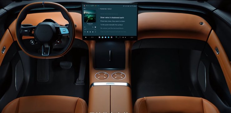 салон Xiaomi YU7, новий Xiaomi YU7, електромобіль Xiaomi, кросовер Xiaomi