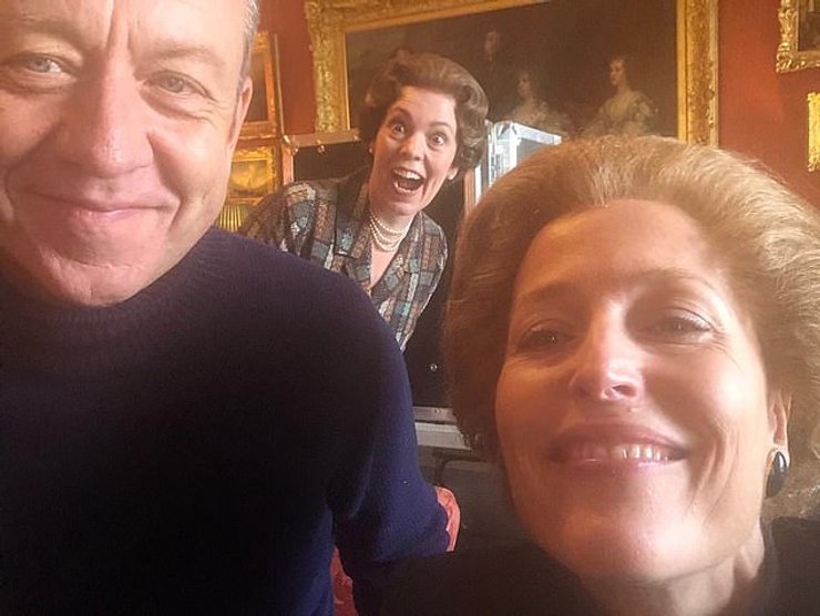 Джиллиан Андерсон, Питер Морган, Оливия Коулман