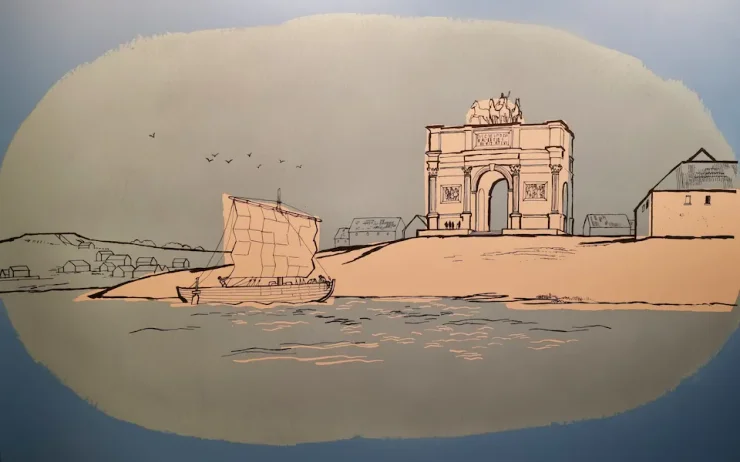 речборо, исследования, ворота в британию, англия, великая британия, римская империя, древний рифм, император, исследование, археология, храм, нептуп, военный лагерь, история, раскопки, находка, музей