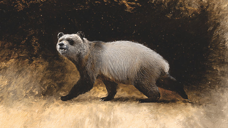 Agriarctos nikolovi, древняя панда