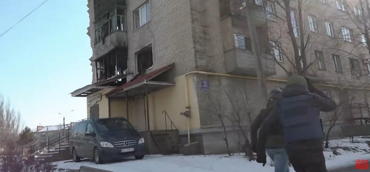 Обстрел, Бахмут, прилет, атака, немецкие журналисты, Bild