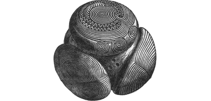 загадочные каменные шары, период неолита, резные шары, шары Тави, лунно-солнечный календарь, религиозные верования, переносные сферические солнечные часы, рукоятки снарядов, наскальная живопись, тупое оружие