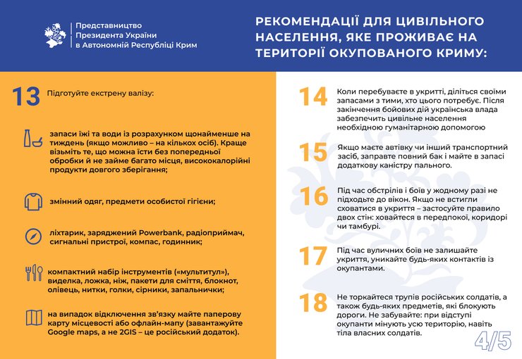 крым, крым правила поведения, деоккупация