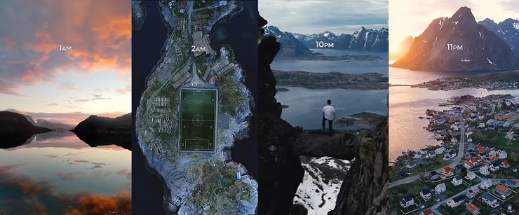 норвегия закат солнца